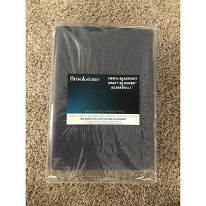 brookstone 3-in-1 one rode pocket window panel Blackout 50in X 108” One Panel